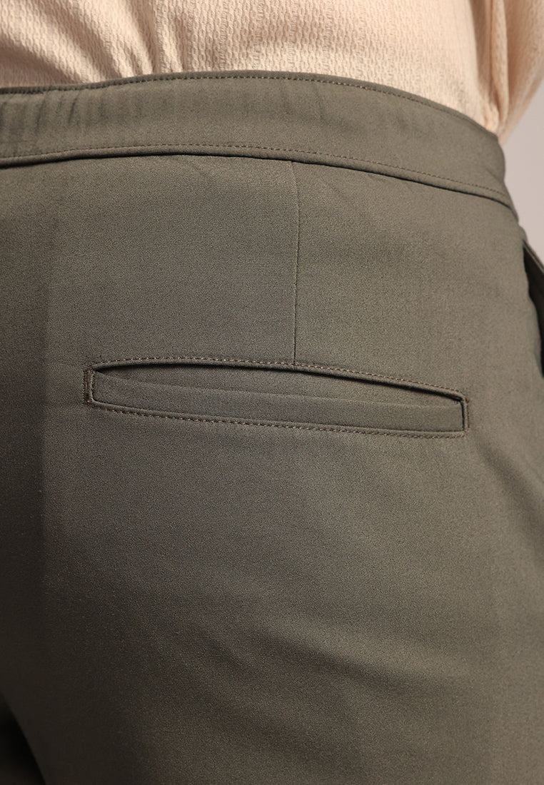 MOC Celana Panjang Chinos Jogger Pria Zenith - Dark Olive