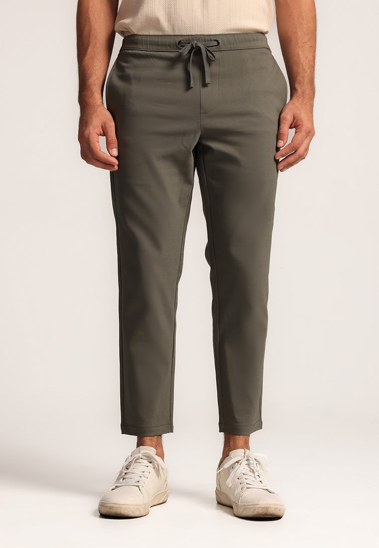 MOC Celana Panjang Chinos Jogger Pria Zenith - Dark Olive