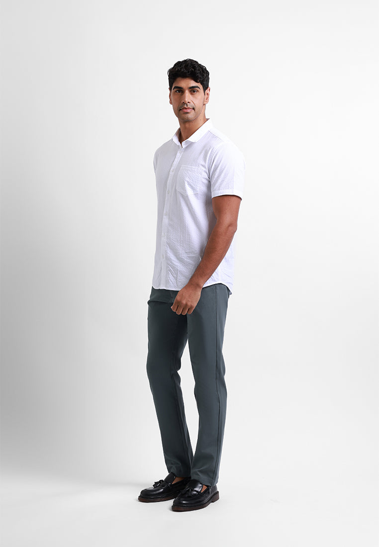 MOC Celana Panjang Chinos Pria GARETH - DARK GREY