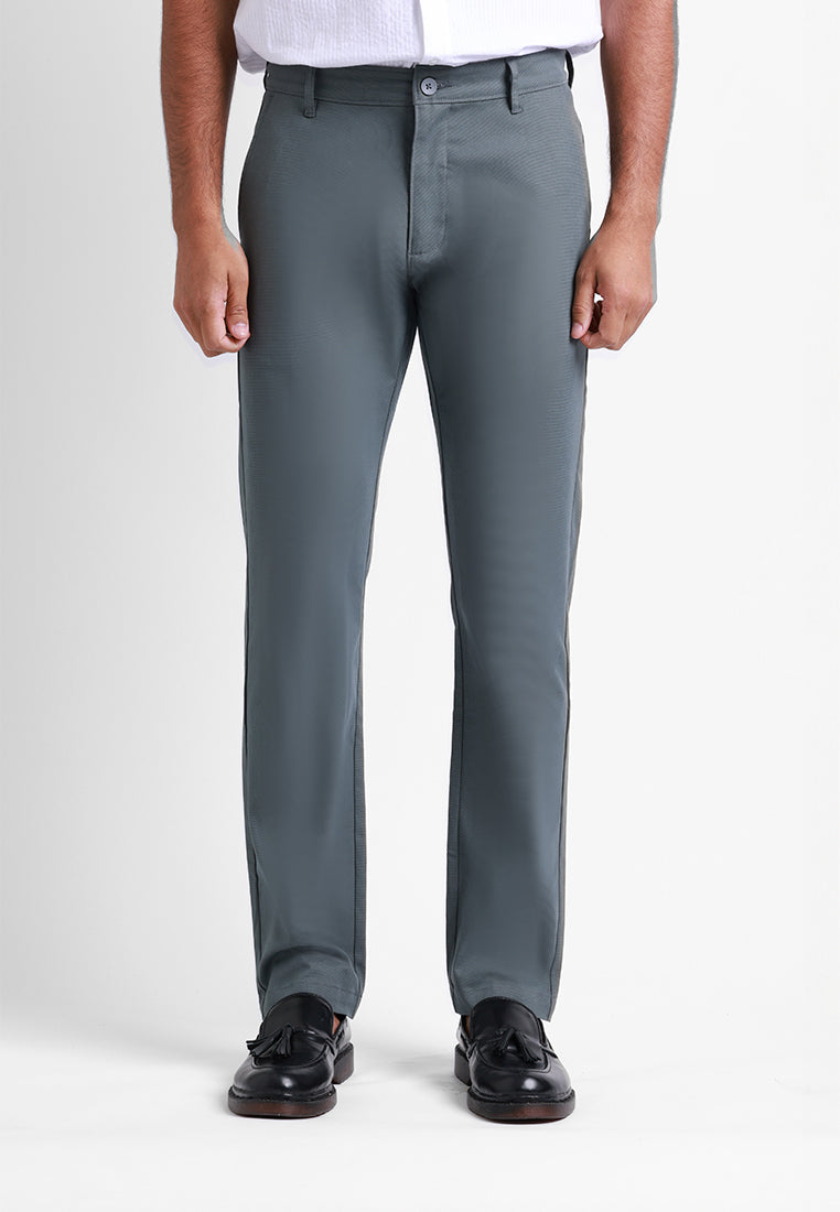 MOC Celana Panjang Chinos Pria GARETH - DARK GREY