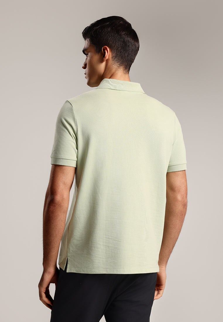 MOC - Kaos Polo Pria Lengan Pendek Dawin - Green