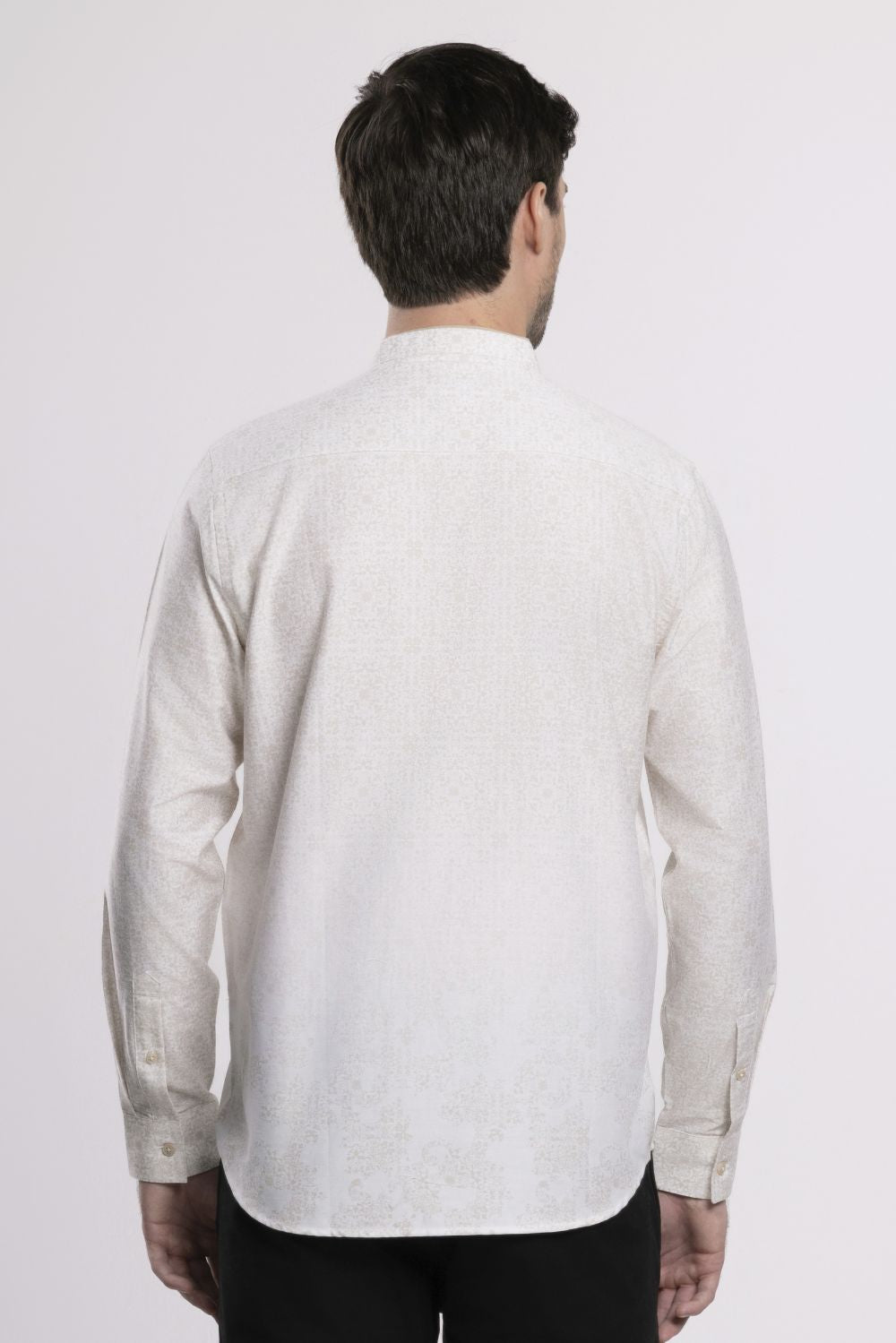 MOC - Kemeja Shanghai Lengan Panjang Pria Faiz - Beige