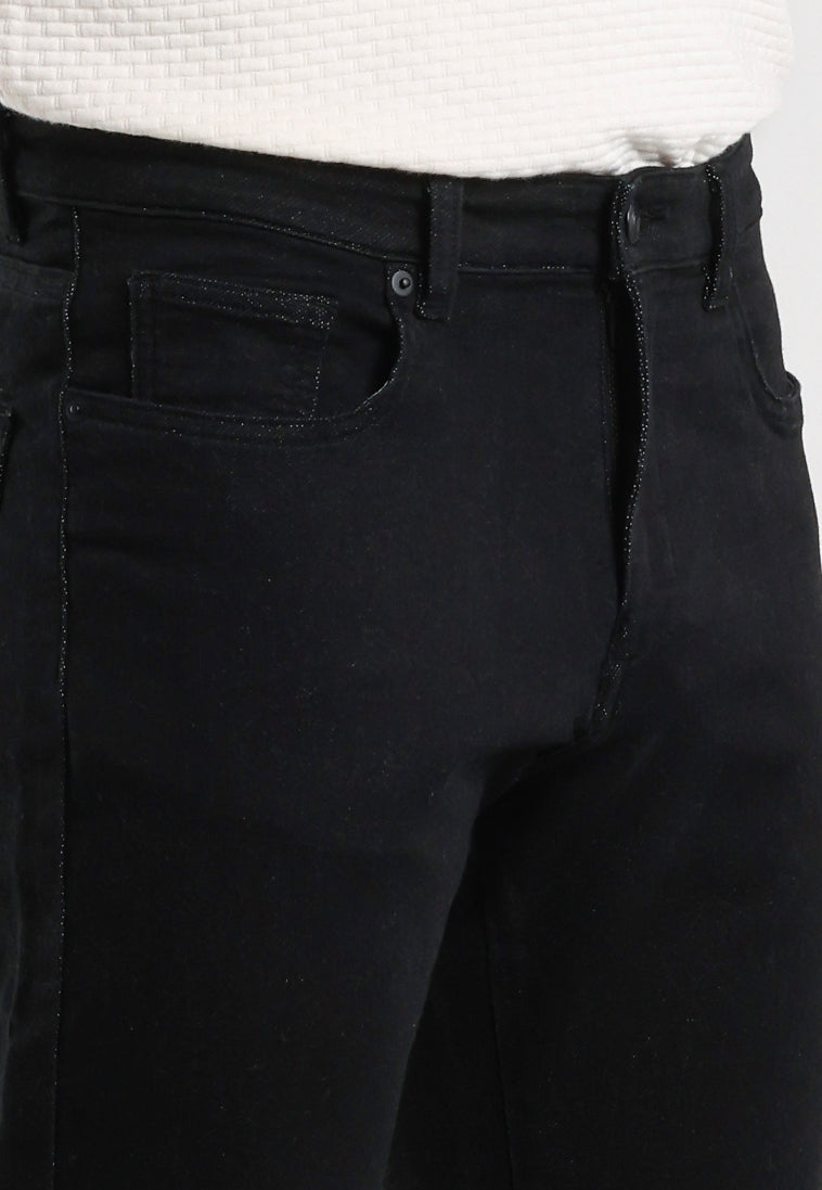 MOC - Celana Panjang Denim Pria Tumai - Black