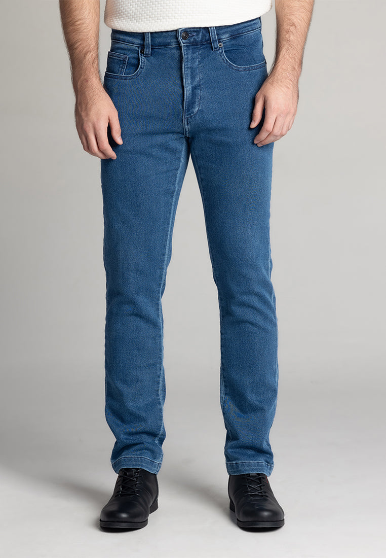 MOC - Celana Panjang Denim Pria Tumai - Light Blue