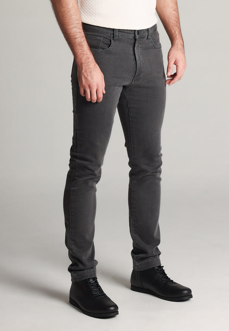 MOC - Celana Panjang Denim Pria Tumai - Grey