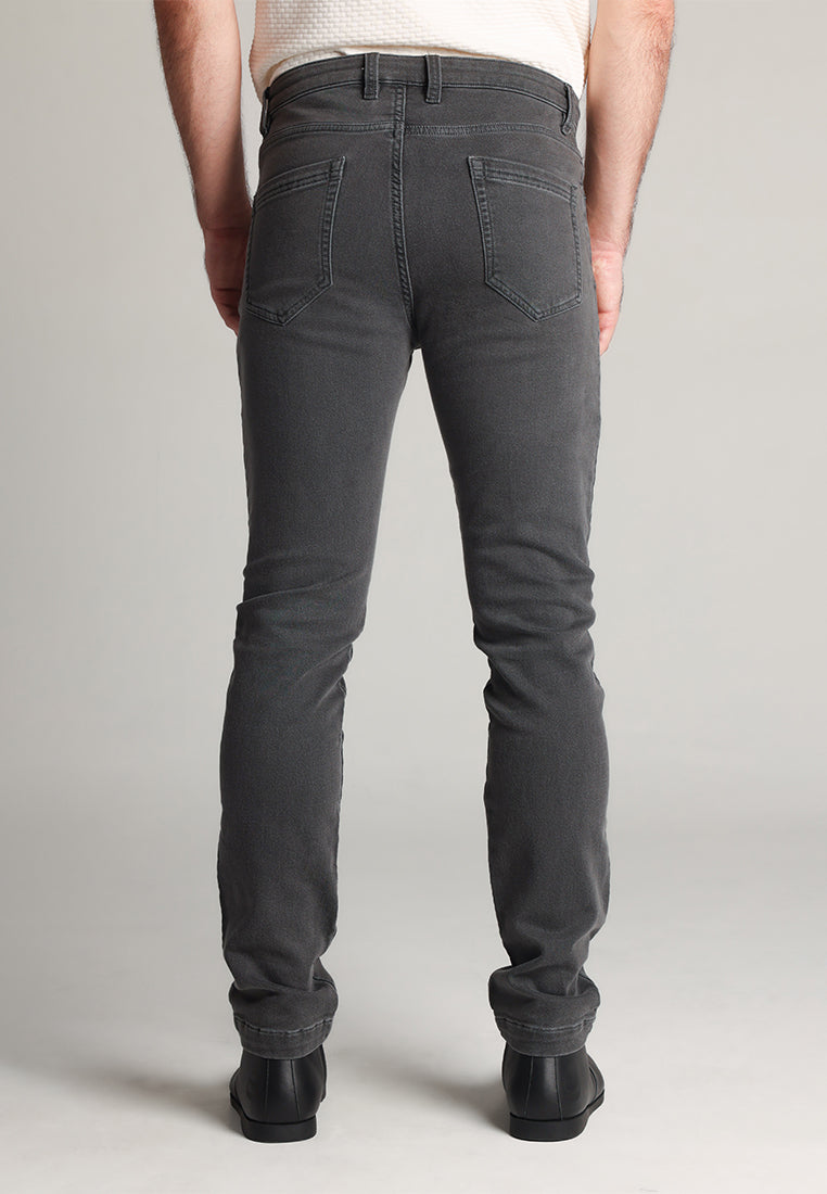 MOC - Celana Panjang Denim Pria Tumai - Grey