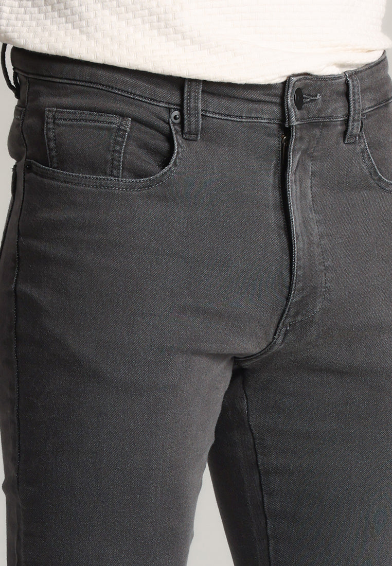 MOC - Celana Panjang Denim Pria Tumai - Grey