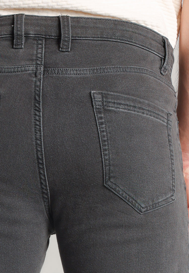 MOC - Celana Panjang Denim Pria Tumai - Grey