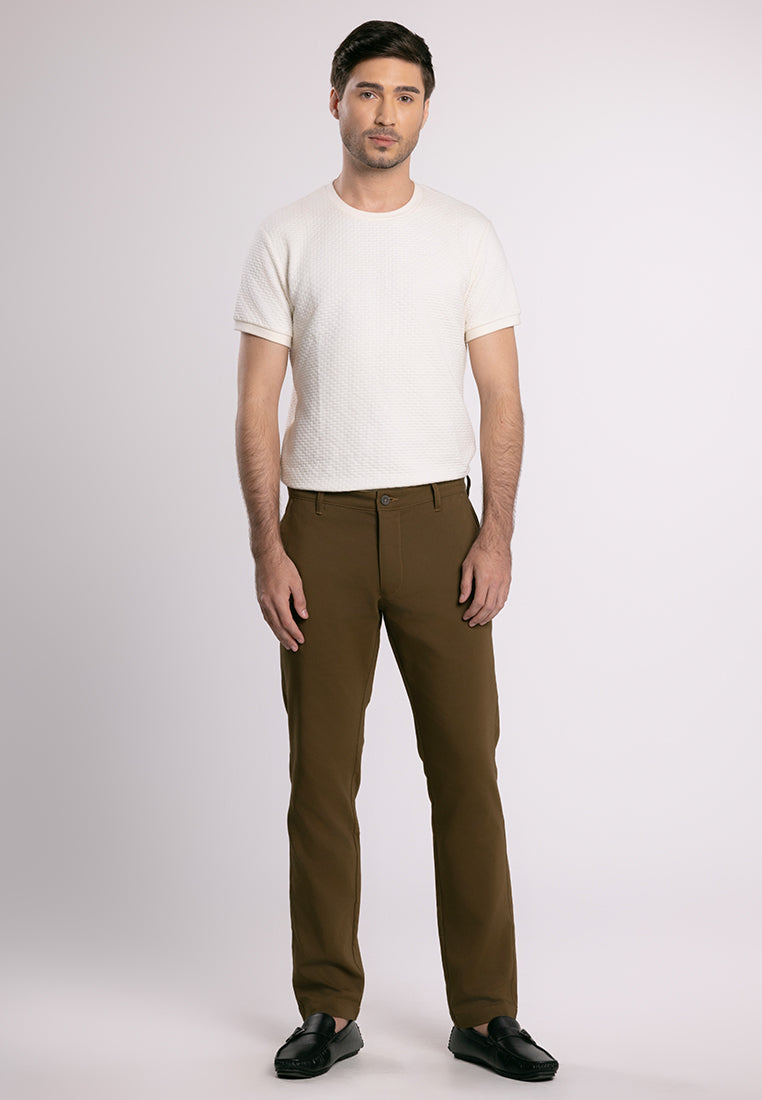 MOC - Celana Panjang Chinos Pria Yara - Brown