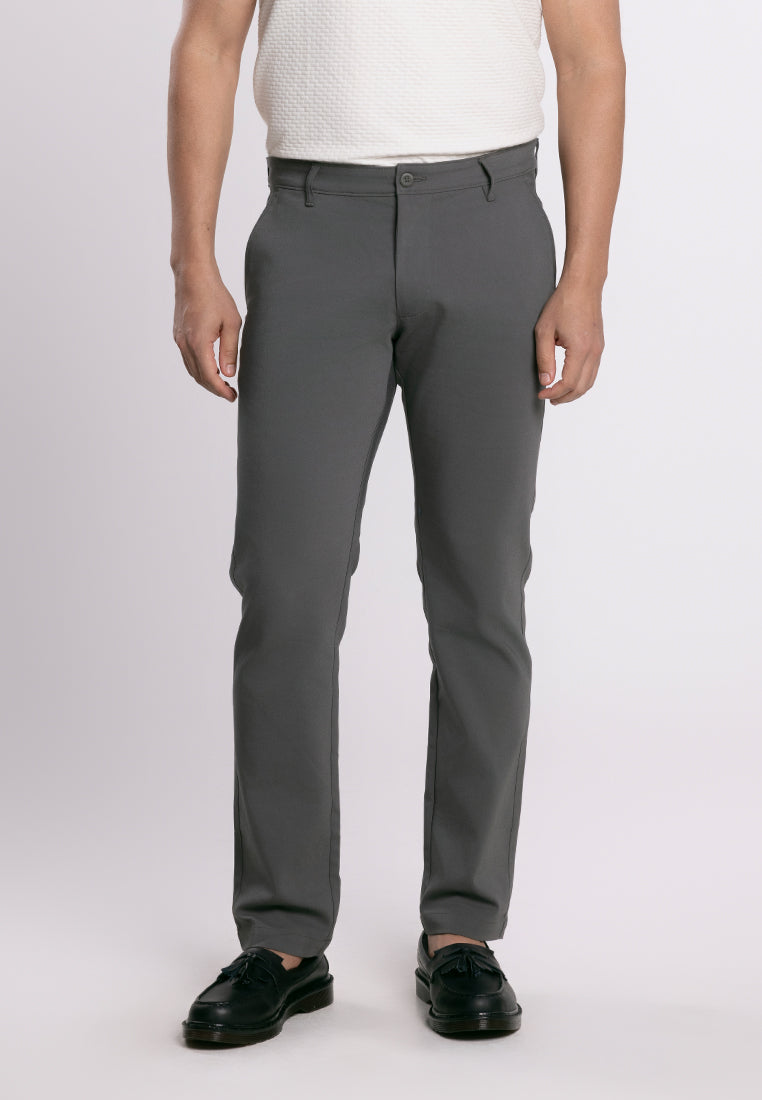 MOC - Celana Panjang Chinos Pria Yara - Dark Grey