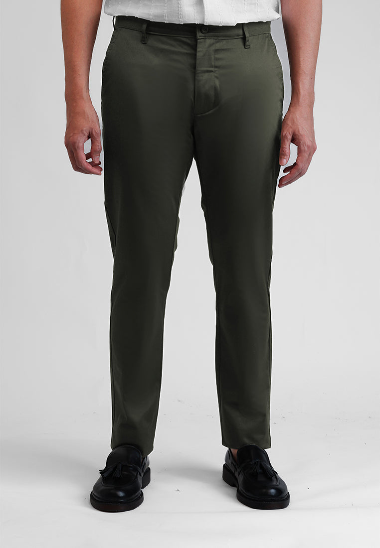 MOC Celana Panjang Chinos Pria POTTER - OLIVE