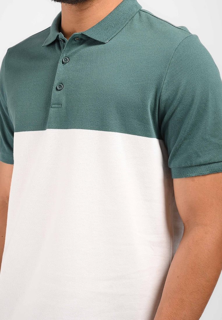 MOC Kaos Polo Lengan Pendek Pria Sergio - Green