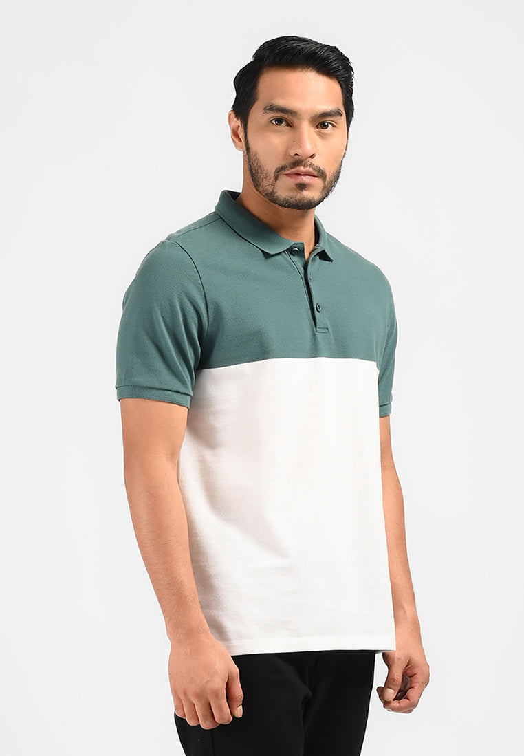 MOC Kaos Polo Lengan Pendek Pria Sergio - Green