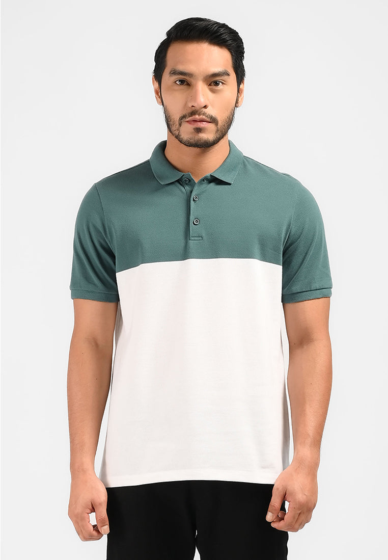 MOC Kaos Polo Lengan Pendek Pria Sergio - Green