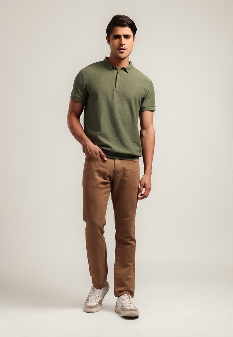 MOC - Kaos Polo Polos Pria Lengan Pendek Bentley - GREEN