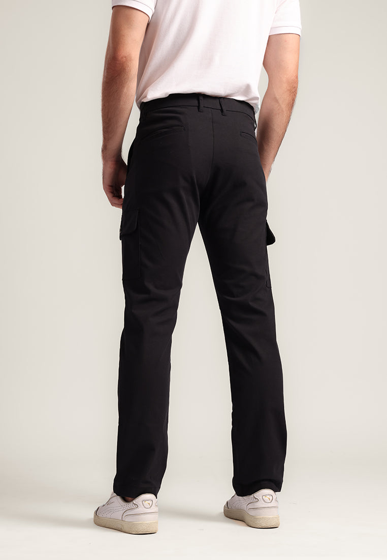 MOC - Celana Panjang Polos Pria Zico - Black