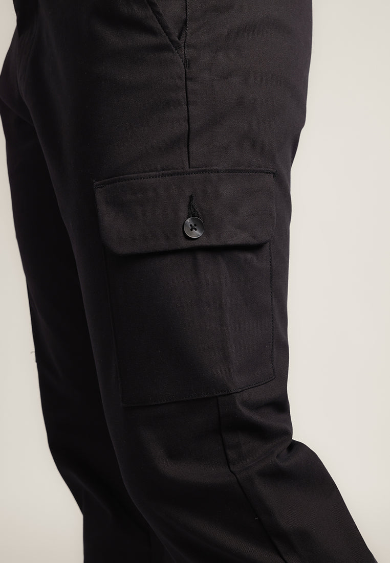 MOC - Celana Panjang Polos Pria Zico - Black