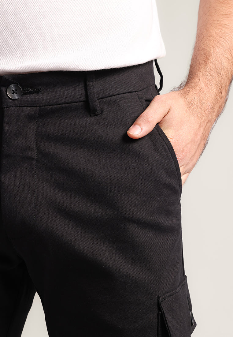 MOC - Celana Panjang Polos Pria Zico - Black