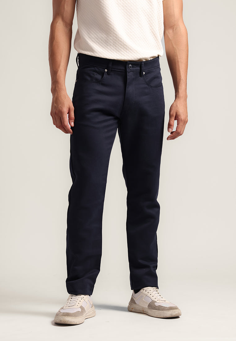 MOC - Celana Panjang Polos Pria Xander - Navy