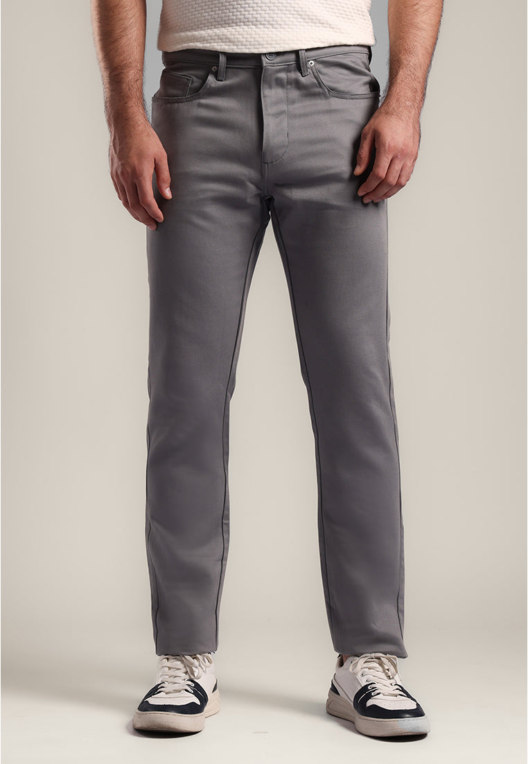 MOC - Celana Panjang Polos Pria Xander - Grey