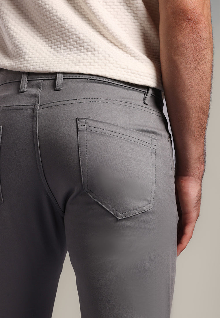 MOC - Celana Panjang Polos Pria Xander - Grey