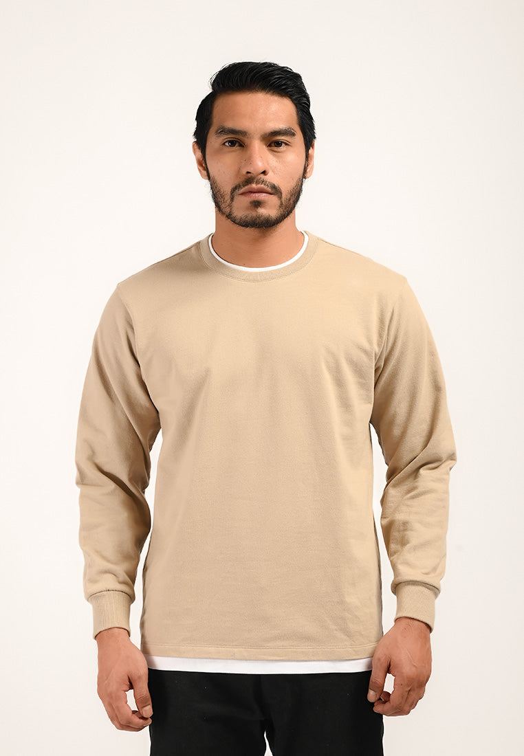 MOC Sweater Knitwear Cameron-Beige