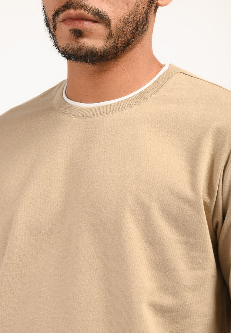 MOC Sweater Knitwear Cameron-Beige