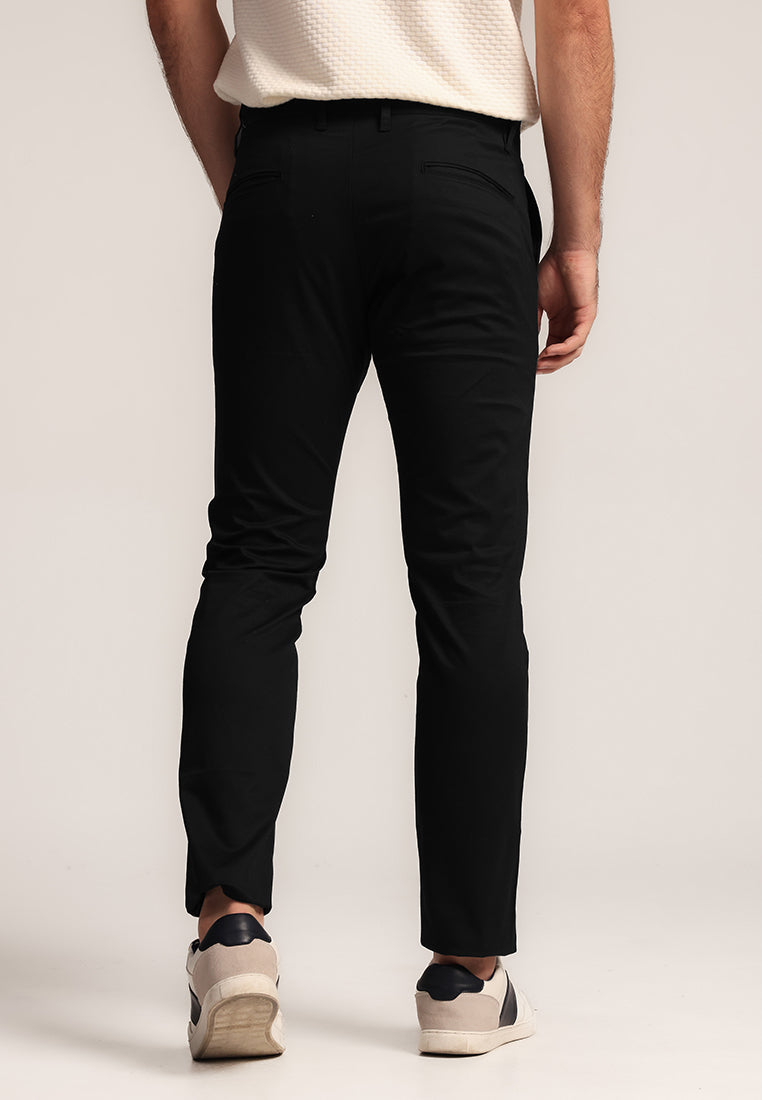 MOC Celana Panjang Pria Slim Fit VURON B BESTBUY-BLACK