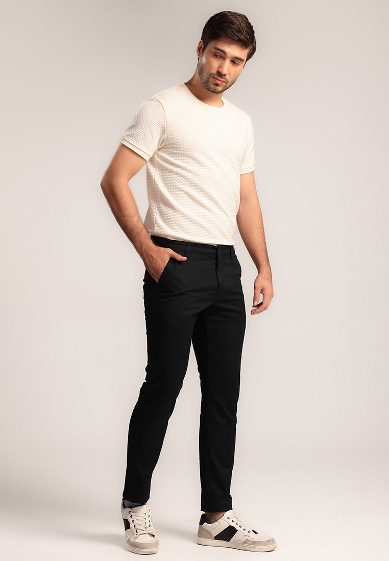 MOC Celana Panjang Pria Slim Fit VURON B BESTBUY-BLACK