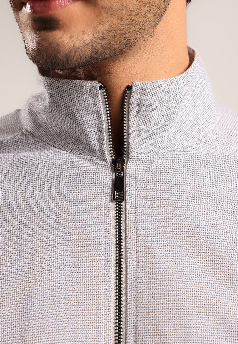 MOC - Jaket Polos Pria Giorgio - Grey