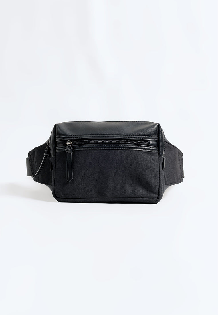 MOC Tas Pria Bag Waist Bag Edgard - Black