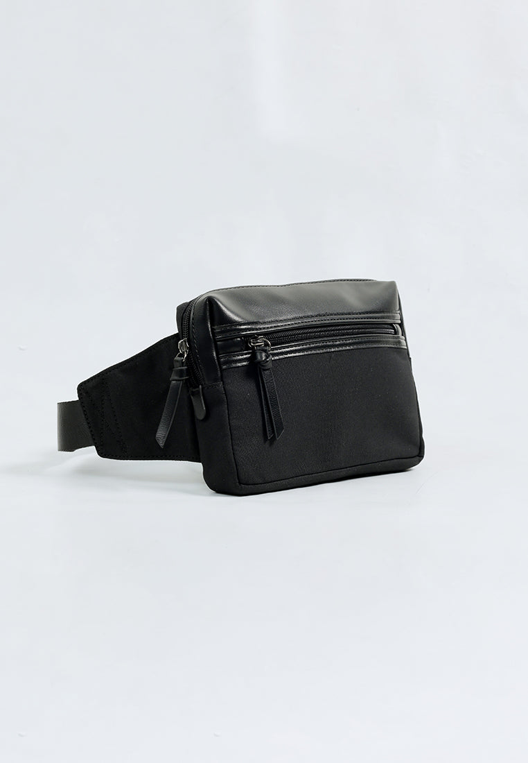 MOC Tas Pria Bag Waist Bag Edgard - Black