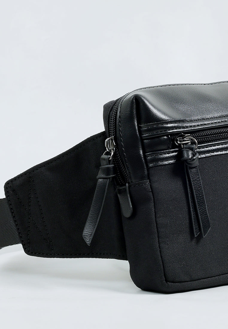 MOC Tas Pria Bag Waist Bag Edgard - Black
