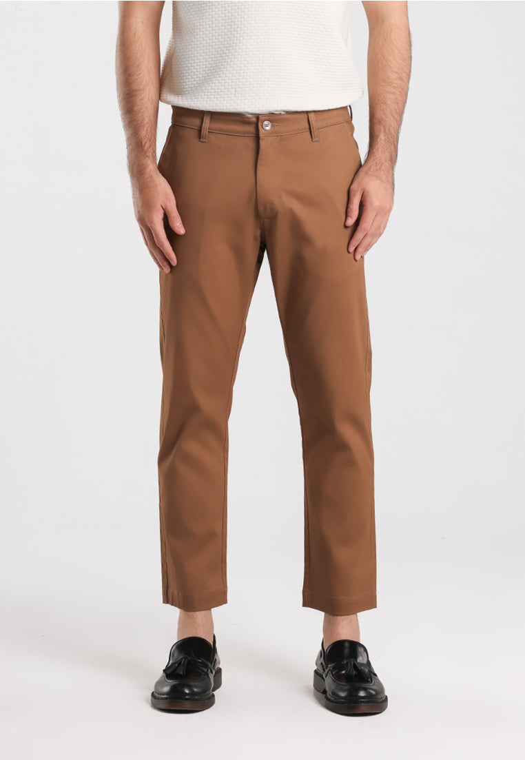 MOC - Celana Panjang Chinos Pria Wallsie - Brown