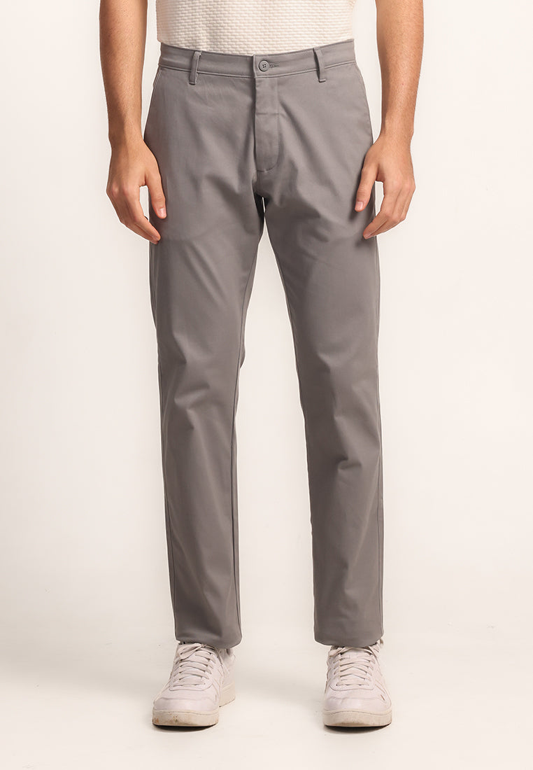 MOC - Celana Panjang Chinos Pria Zoe - Grey