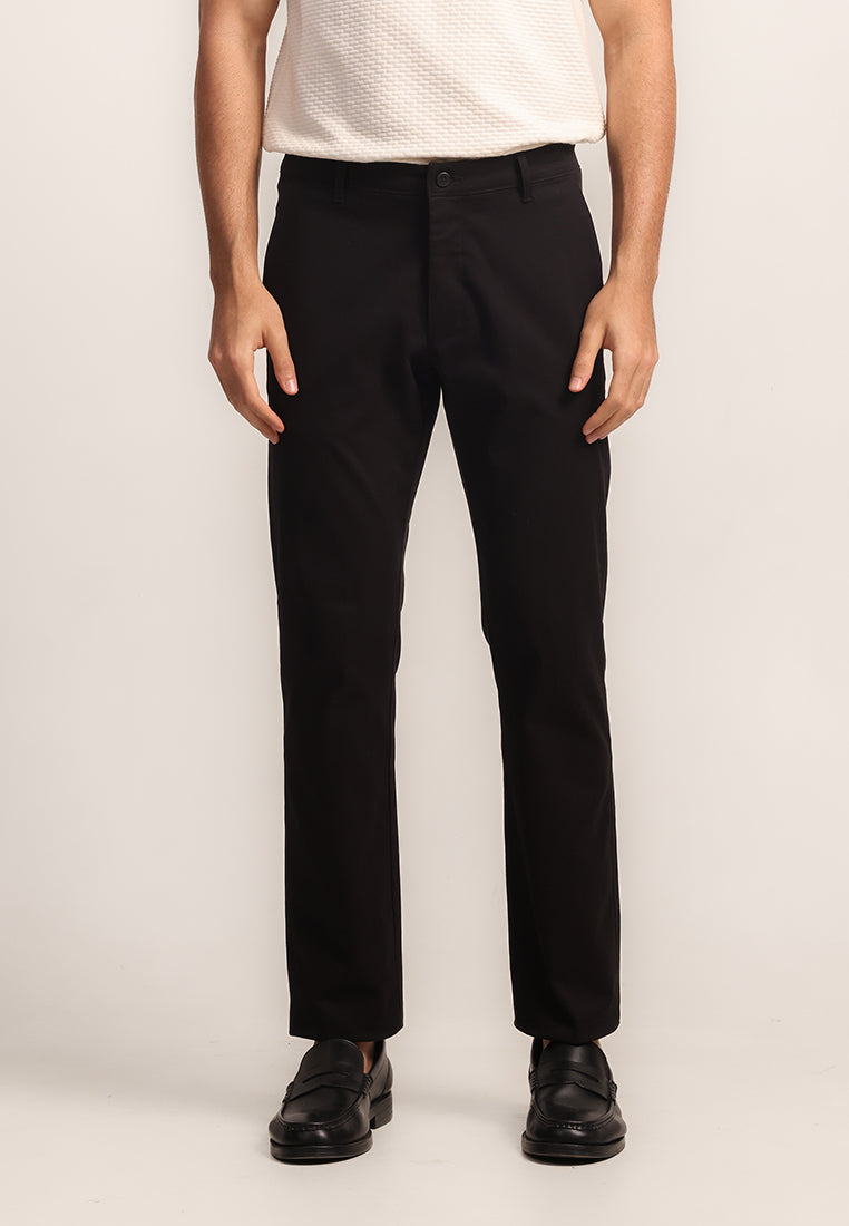 MOC - Celana Panjang Chinos Pria Zoe - Black
