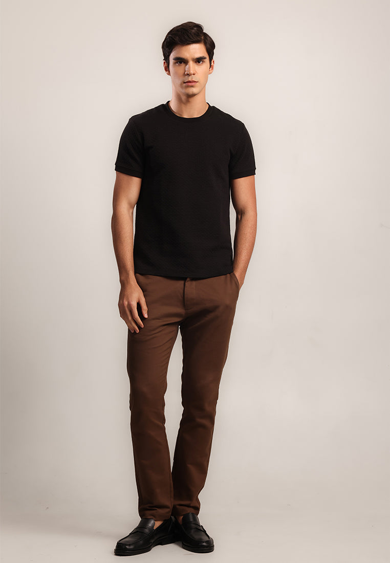 MOC Kaos Lengan Pendek Pria Godart - Black