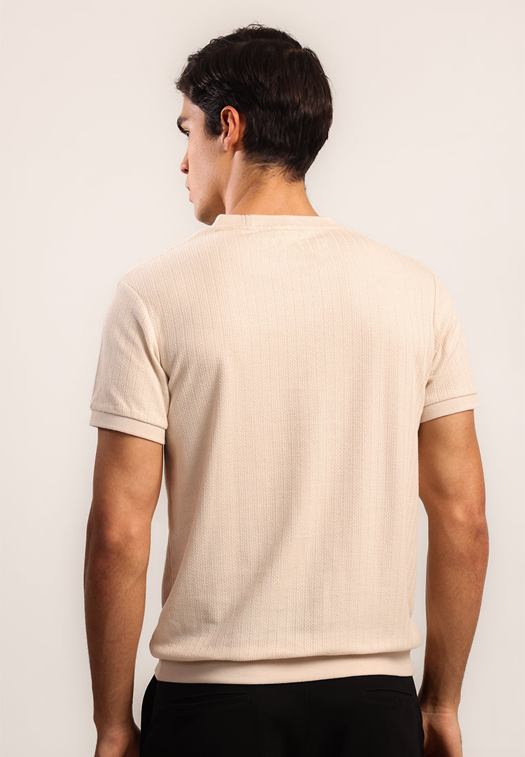MOC - Kaos Lengan Pendek Pria Balde - Beige Light
