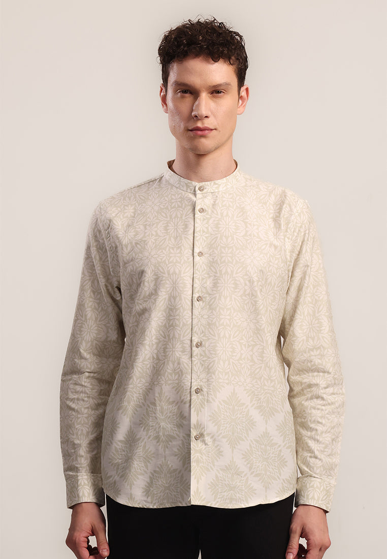 MOC Kemeja Lengan Panjang Pria MOHSIN - KHAKI
