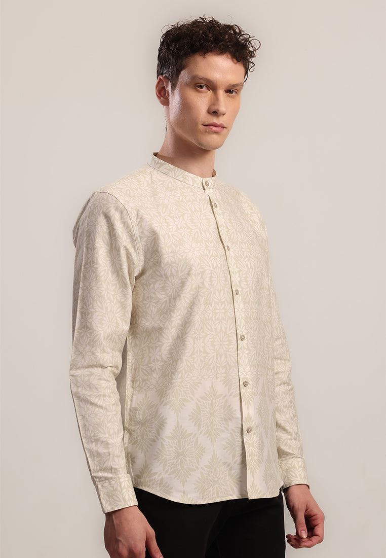 MOC Kemeja Lengan Panjang Pria MOHSIN - KHAKI