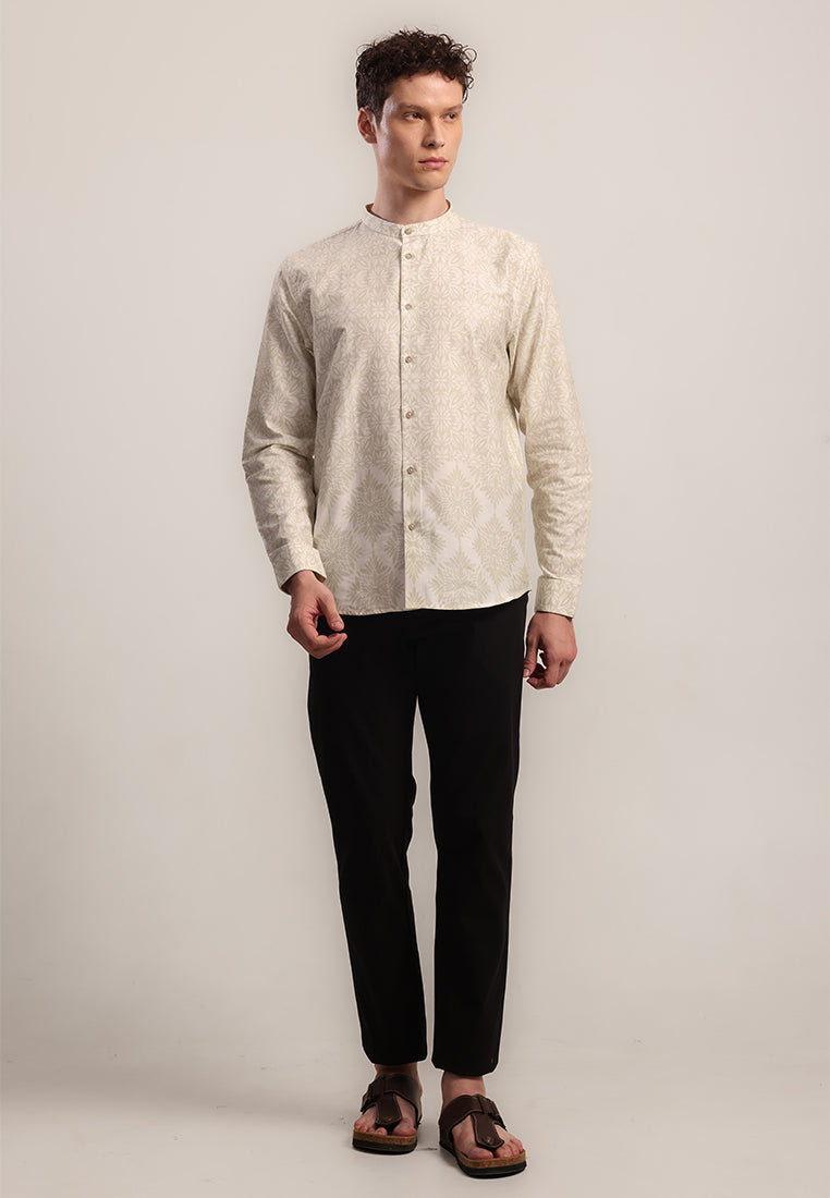 MOC Kemeja Lengan Panjang Pria MOHSIN - KHAKI
