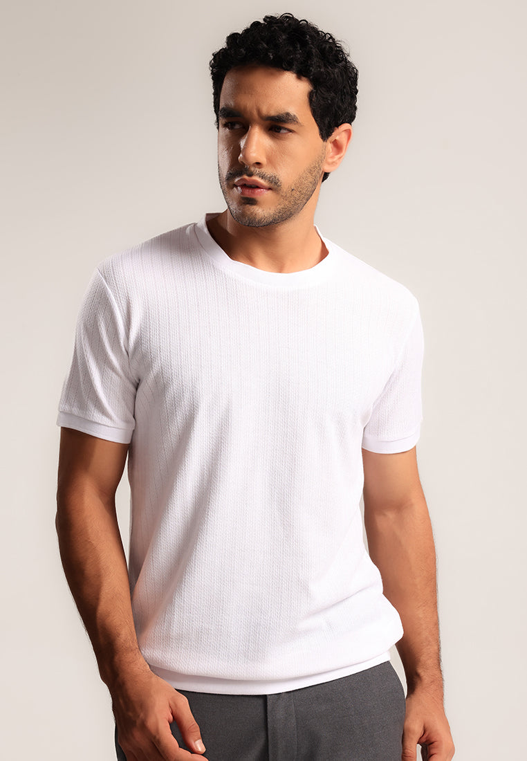 MOC - Kaos Lengan Pendek Pria Balde - White