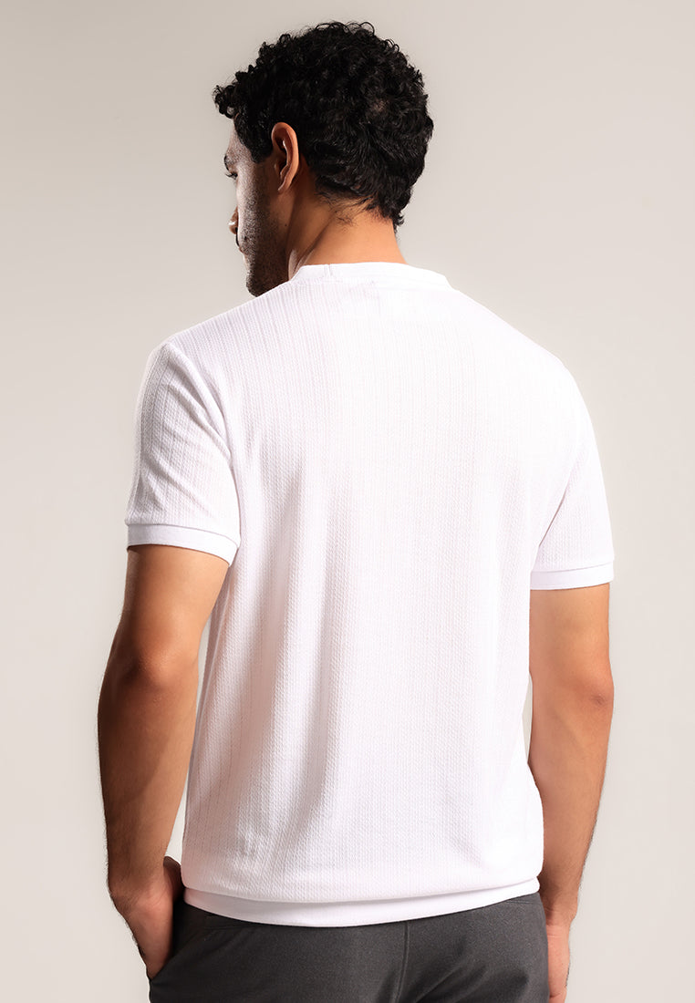 MOC - Kaos Lengan Pendek Pria Balde - White