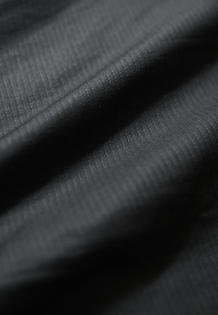 MOC - Kemeja Polos Pria Lengan Panjang Nicola - Black