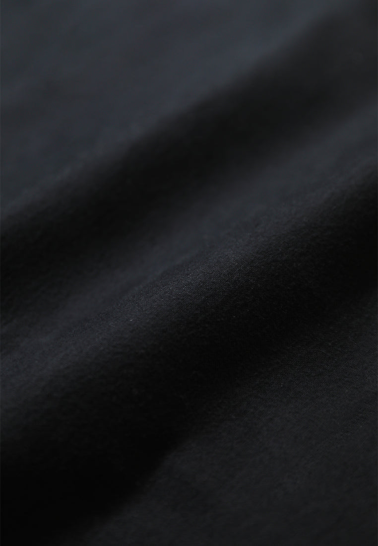 MOC Kemeja Lengan Pendek Pria Ehno - Black