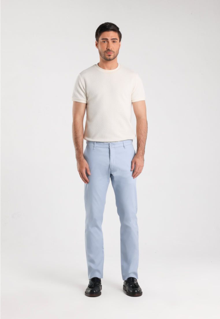 MOC - Celana Panjang Chinos Pria Renviggo - Light Blue