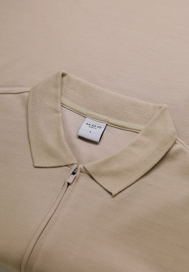 MOC - Kaos Polo Pria Lengan Pendek Davidde - Khaki