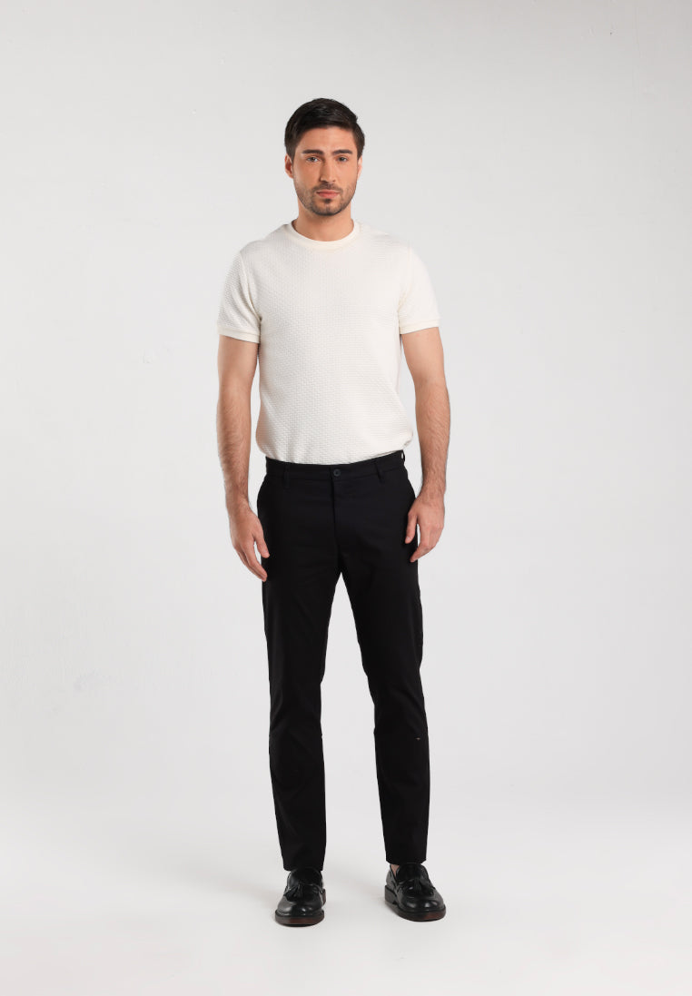 MOC - Celana Panjang Chinos Pria Renviggo - Black