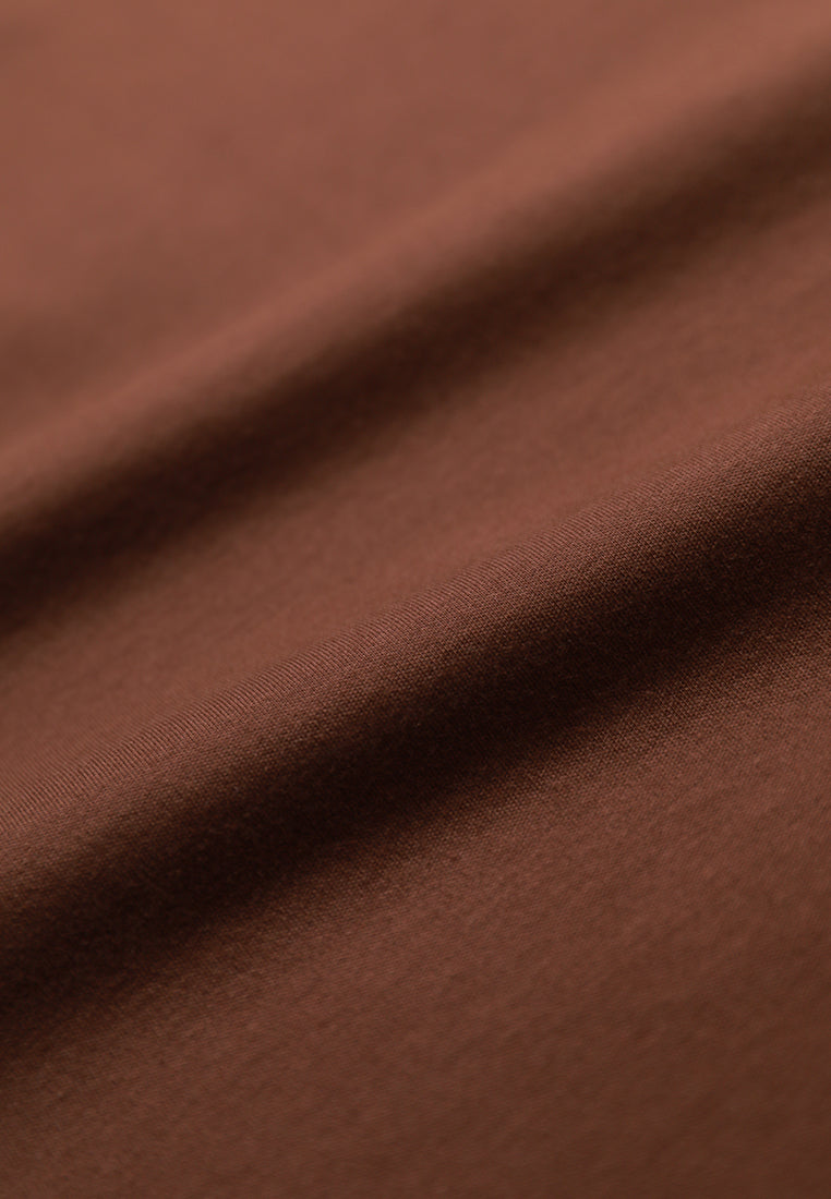 MOC - Kaos Polo Pria Lengan Pendek Ciro - Dark Brown