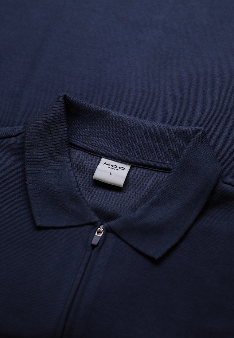 MOC - Kaos Polo Pria Lengan Pendek Davidde - Navy